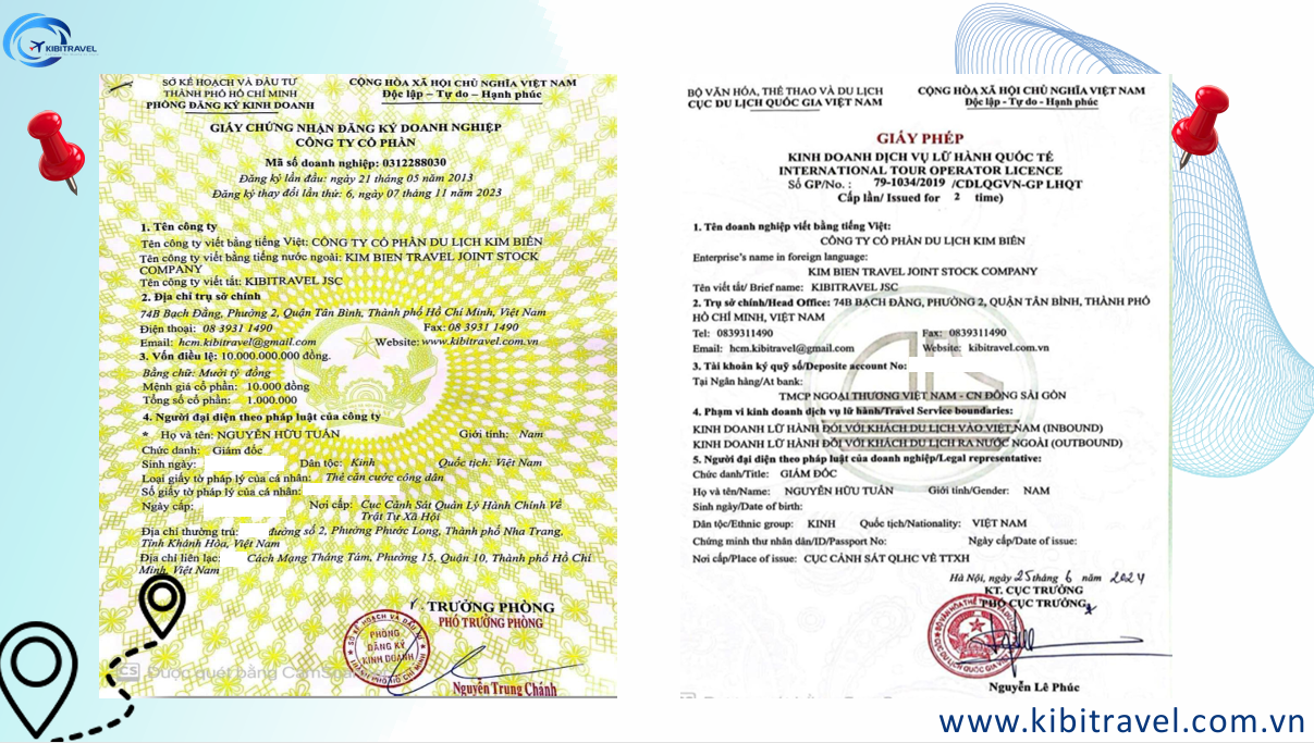 hồ sơ năng lực của KibiVisa, Kibitravel